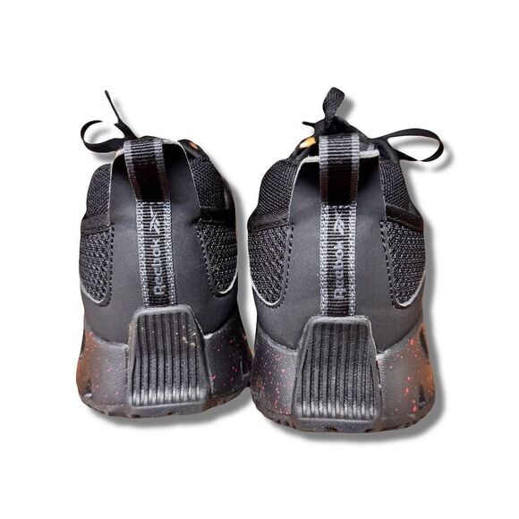 Reebok Zig Dynamica Boys' Running Shoes Black & Red Size 2 - Picture 4 of 9